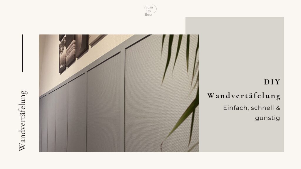 DIY Wandvertäfelung