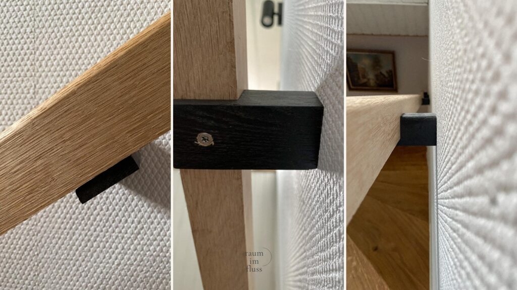 Wandhalterung für Handlauf aus Holz selbermachen