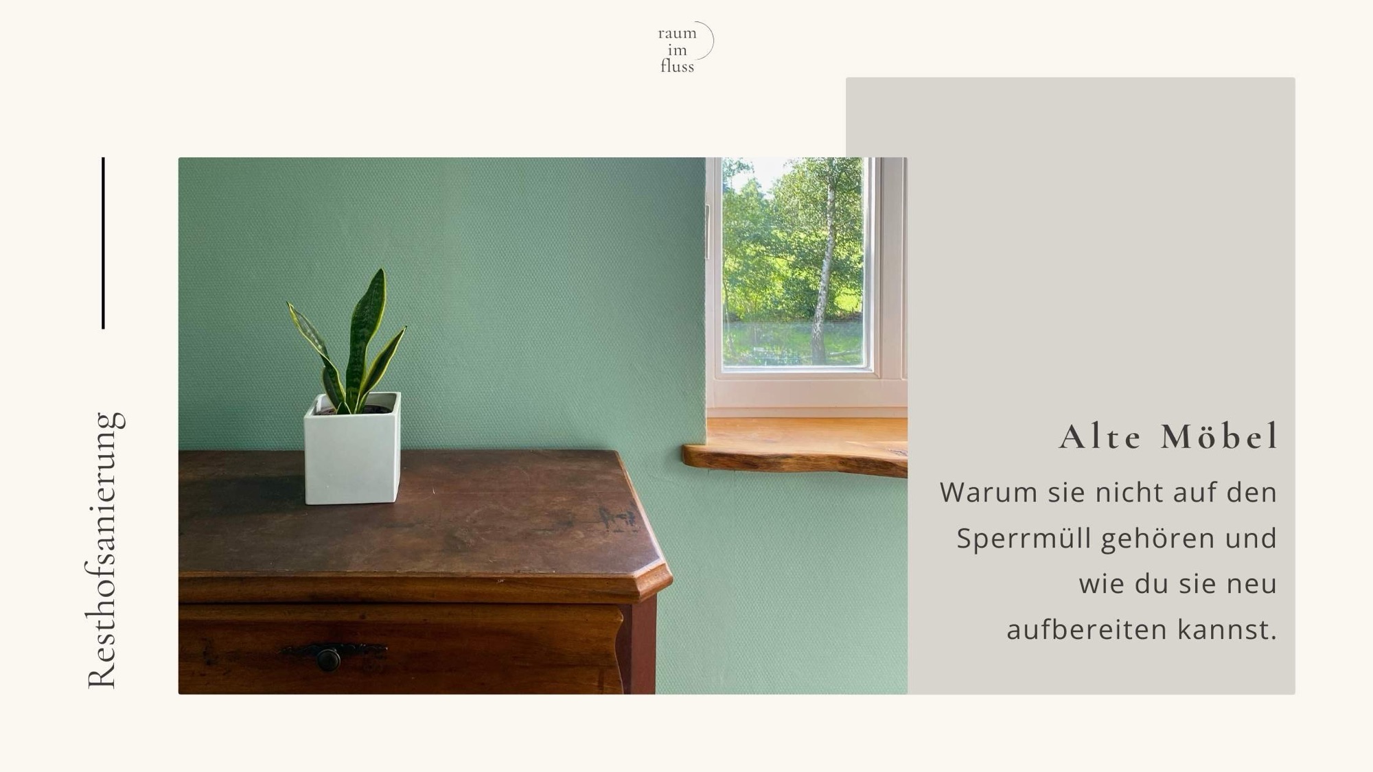 Alte Möbel: Warum sie nicht auf den Sperrmüll gehören und wie du sie neu aufbereiten kannst